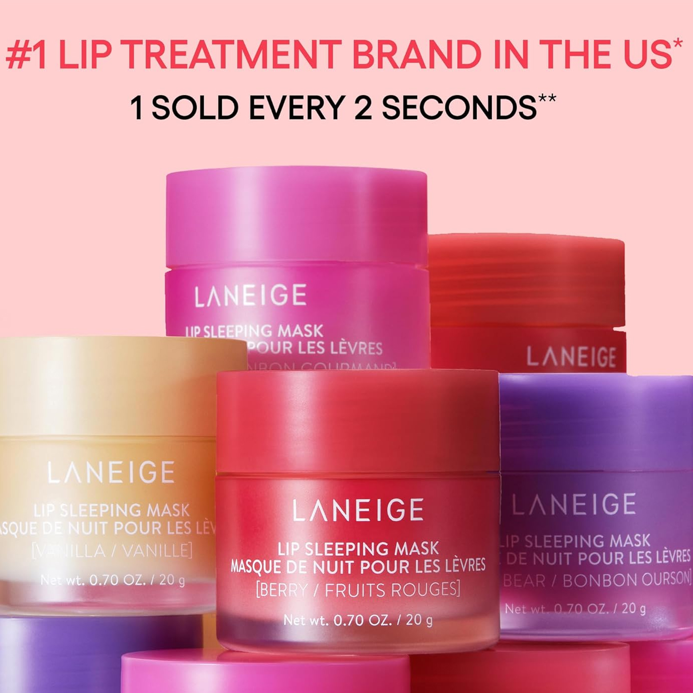 LANEIGE Lip Sleeping Mask: Overnight Plumping for Soft Lips